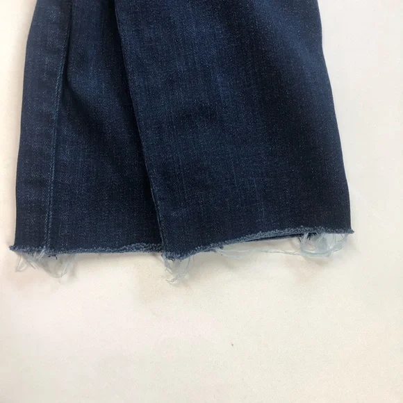 Lucky BrandDark Blue Women's Jeans Ava Skinny Frayed Hem - Picture 8 of 9